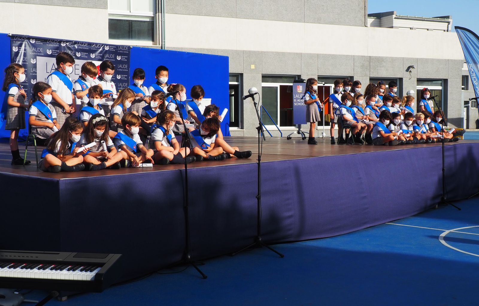 Una imagen del alumnado, en el acto de graduación.