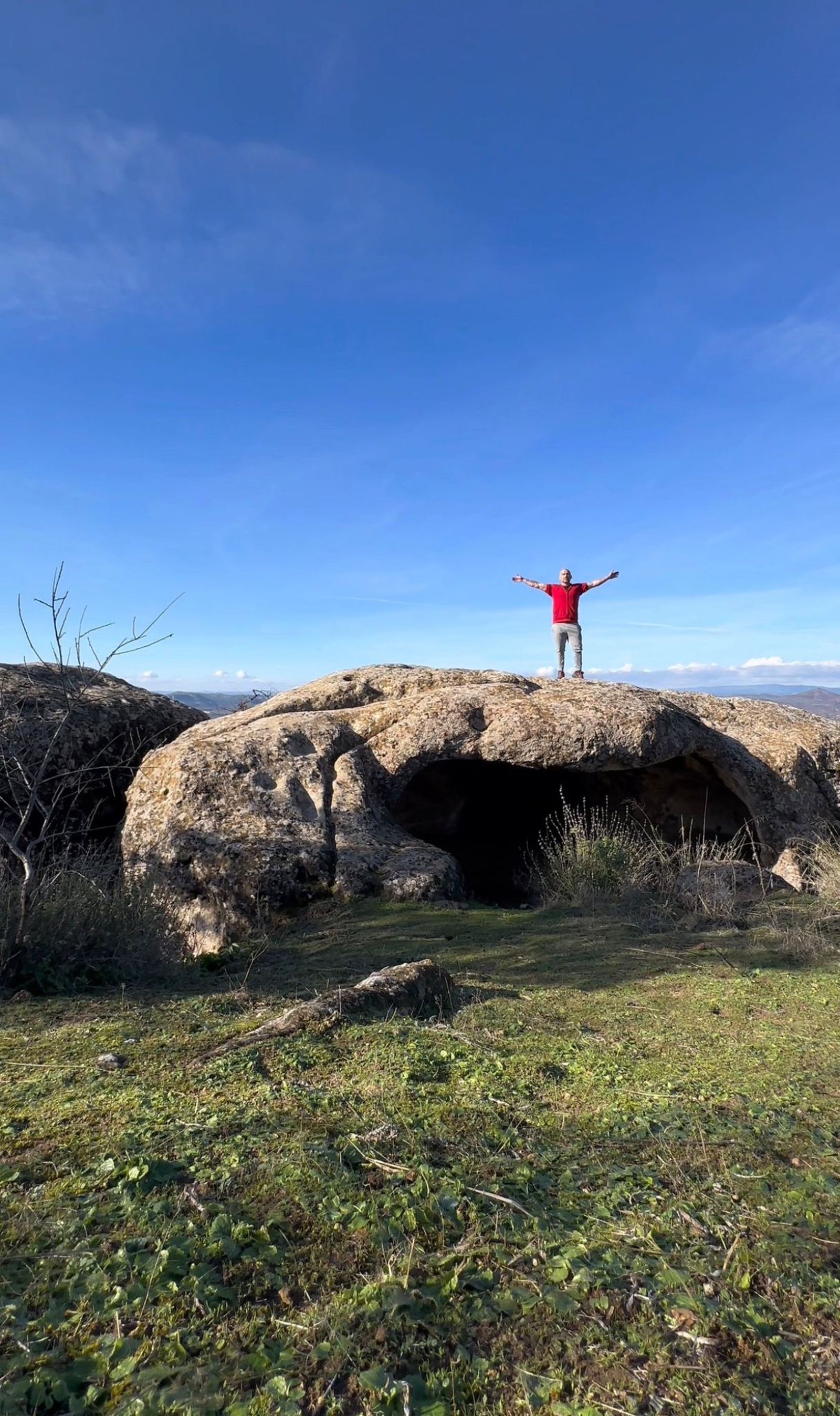 Ramón Carrasco, en el Cerro Giribaile.