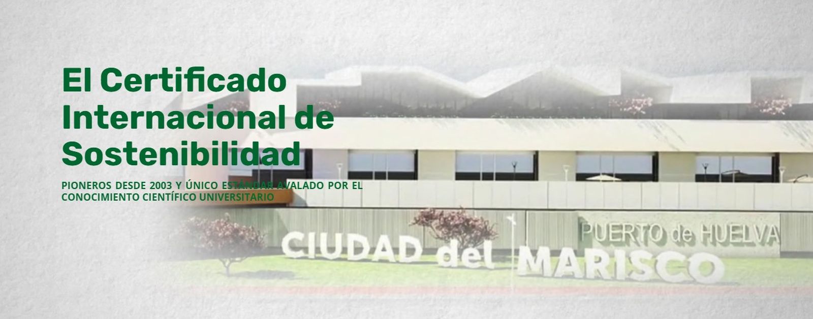 Certificado Internacional de Sostenibilidad.