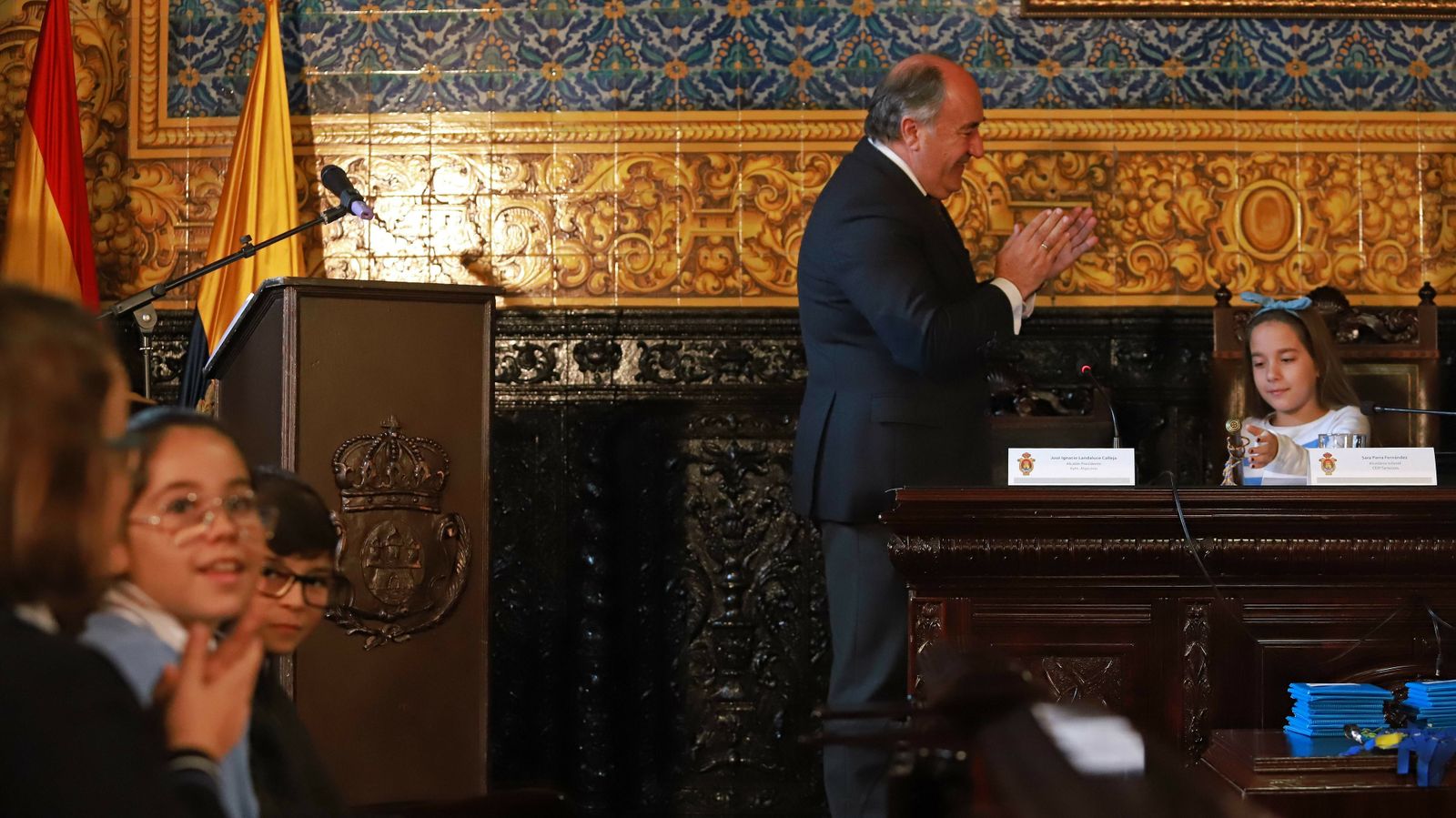 Pleno infantil en el Ayuntamiento de Algeciras