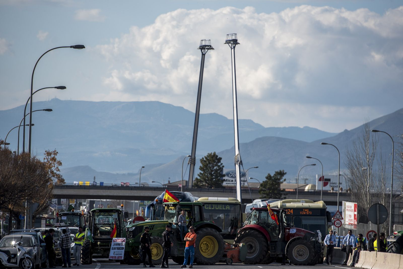 Curiosidades: las mejores fotos de la manifestación del campo en Granada