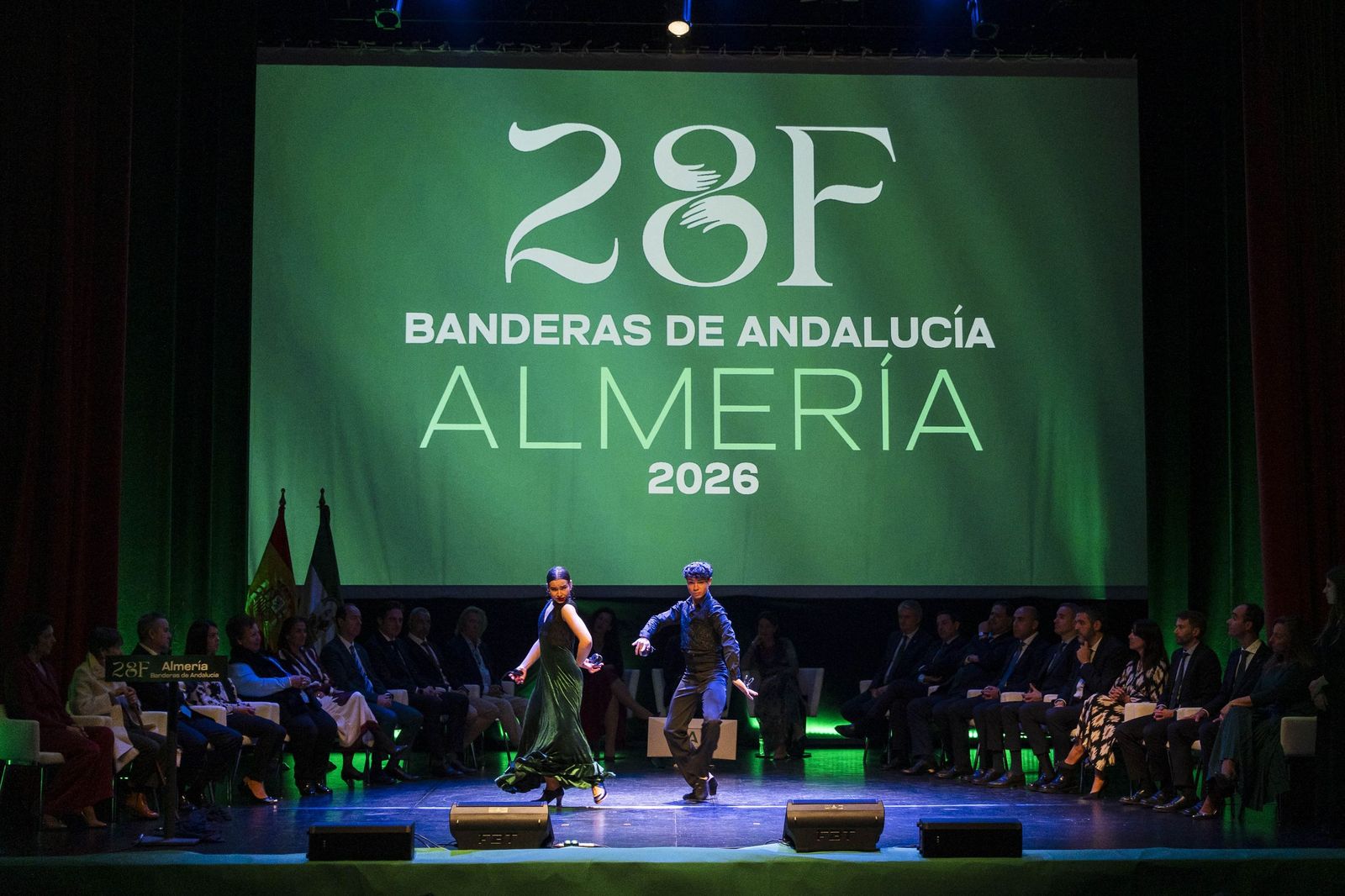 Las imágenes de los galardones 'Bandera de Andalucía' en Almería