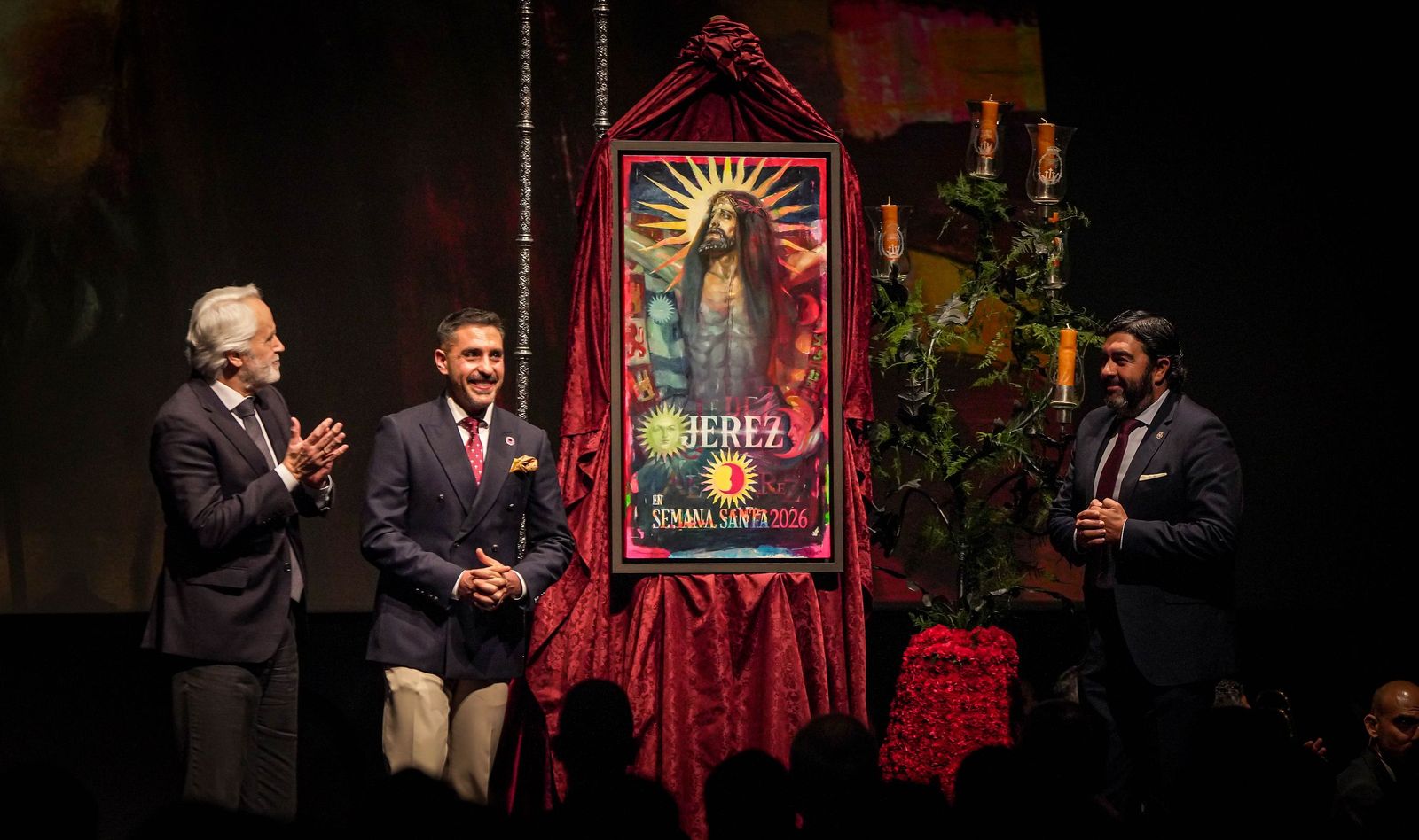 Imágenes de la presentación del cartel de la Semana Santa de Jerez 2026