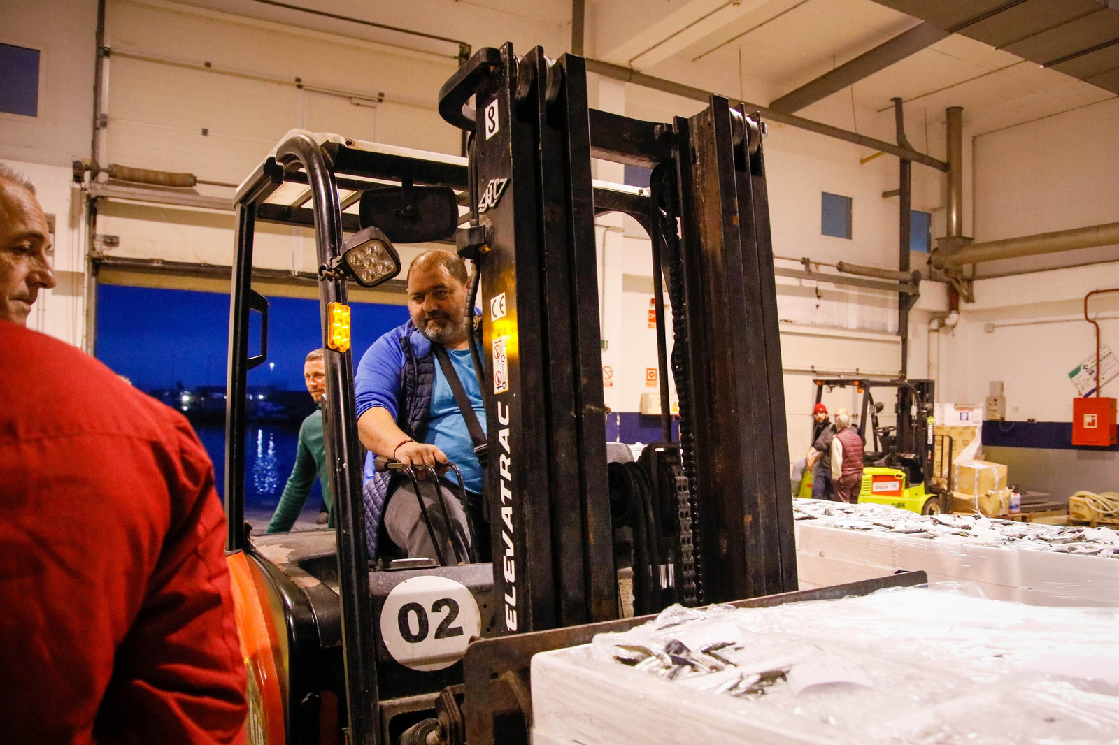 Te contamos en imágenes como ha sido la descarga de las traiñas en la lonja de Almería