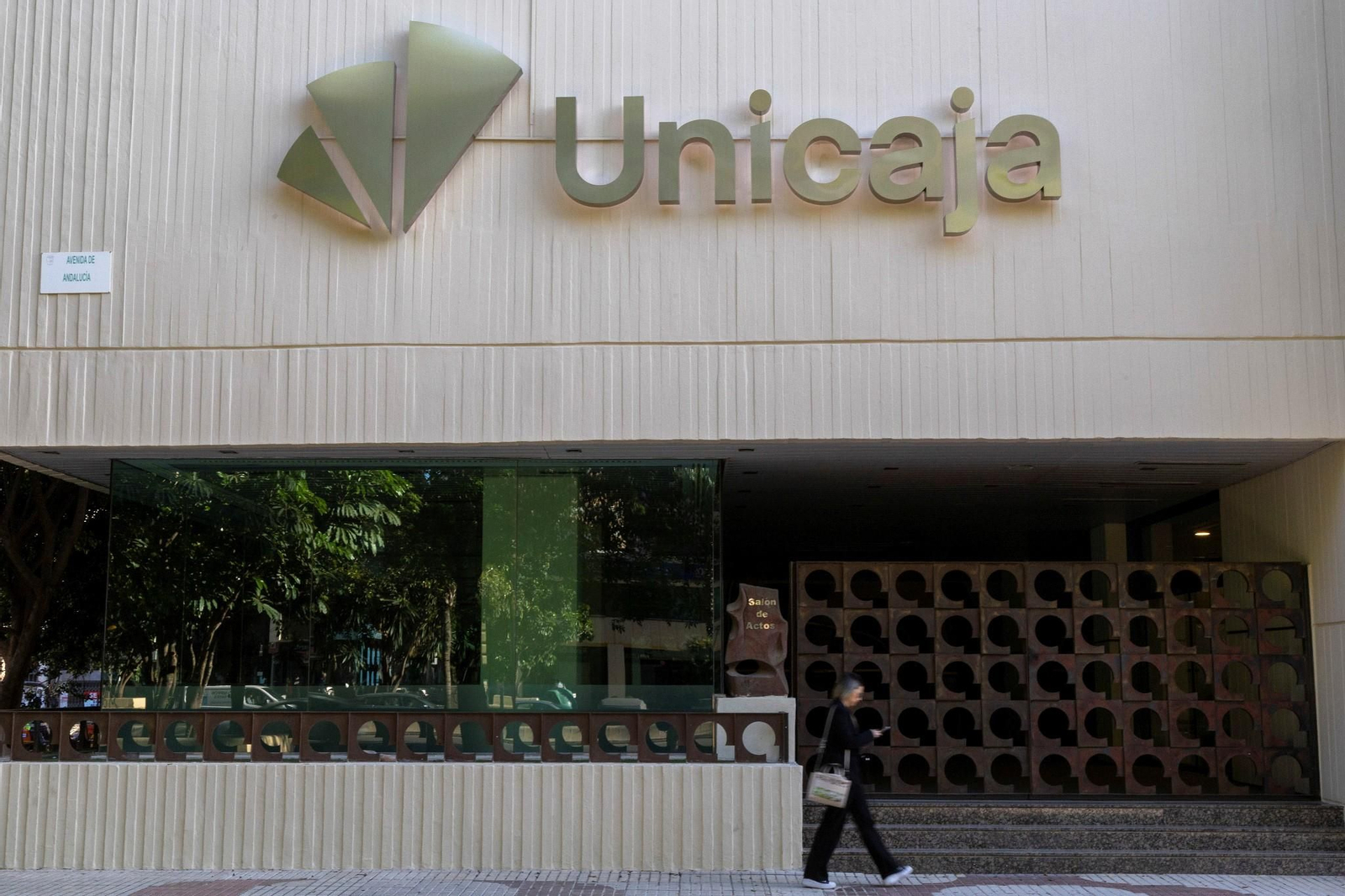 Una de las oficinas de Unicaja