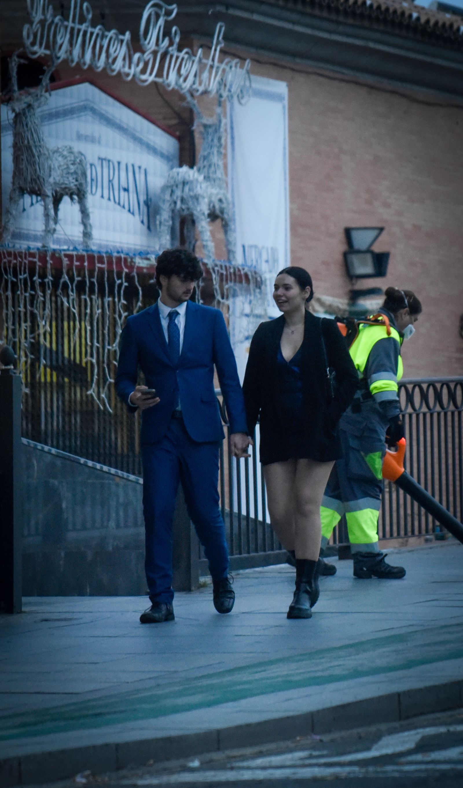 Imágenes de la madrugada de Nochevieja 2024, en Sevilla