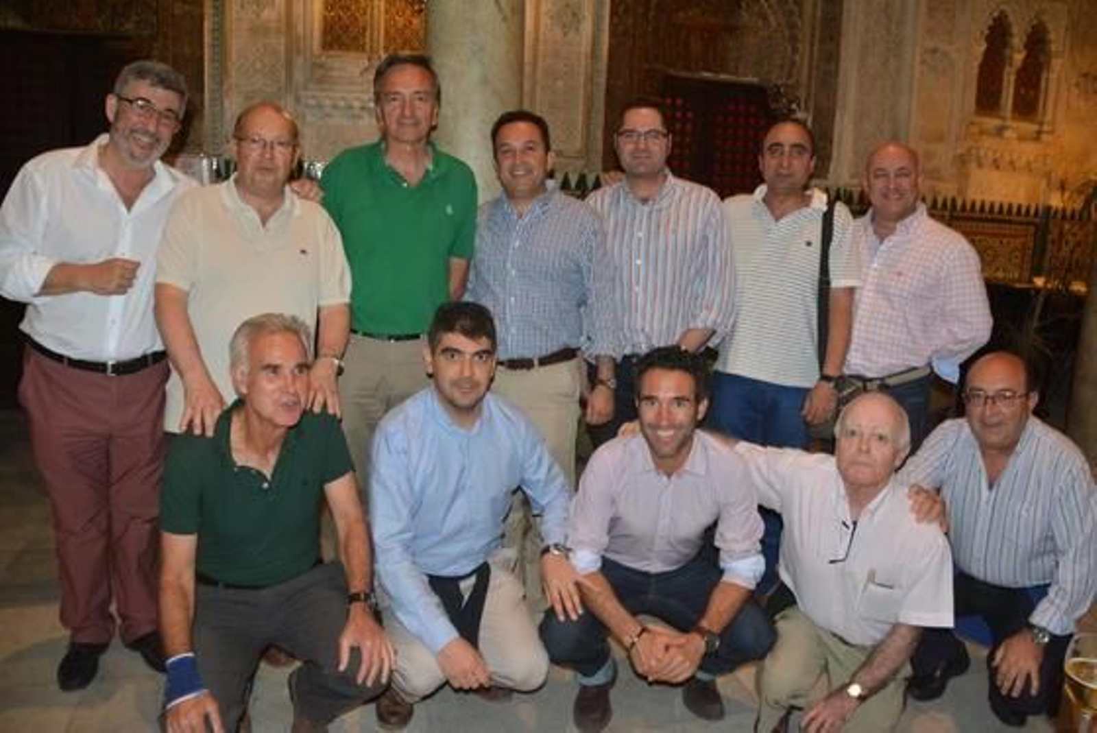 José Ernesto Sánchez de Cos, Javier Jáuregui, Ignacio Membrillera, Ignacio Sánchez Galán, José Luis Gilabert, Andrés Reina, Manuel Castro, José Expósito, Carlos Díaz, Enrique Jódar, Ignacio Abreu y Antonio Navarro.

Foto: Ignacio Casas de Ciria