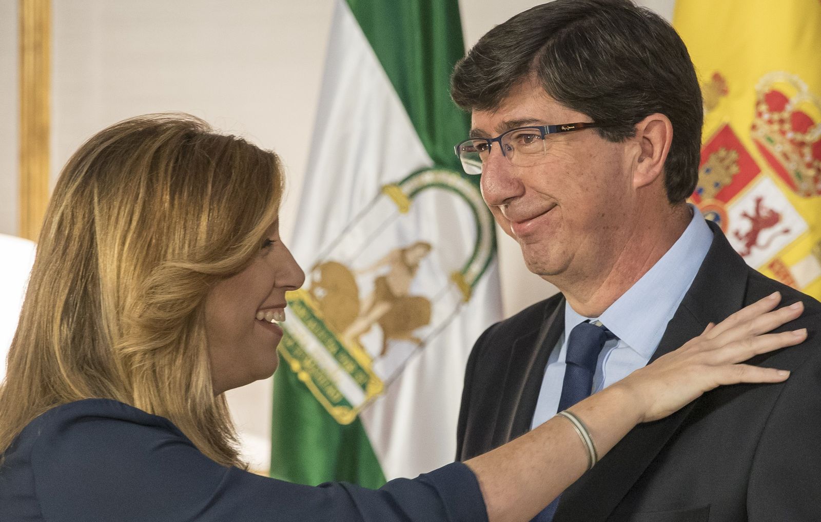 Susana Díaz y Juan Marín, en una imagen de archivo.