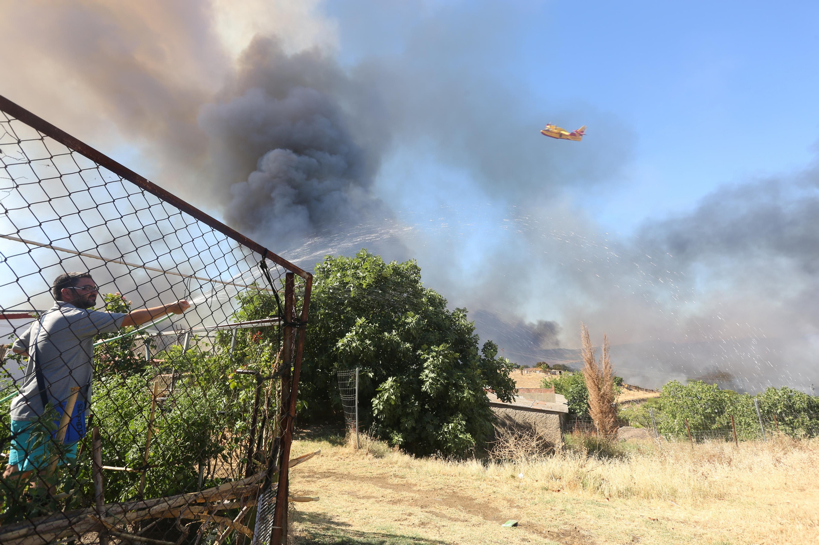 El incendio de Riotinto en imágenes