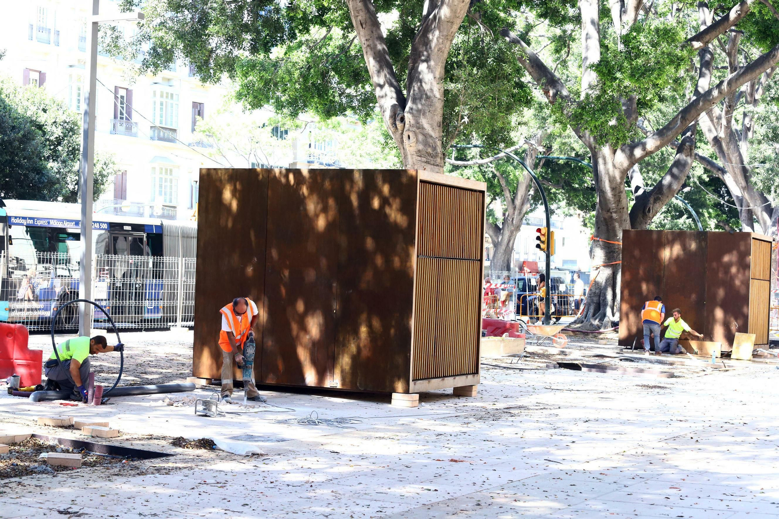 Las fotos de los nuevos puestos de flores de la Alameda