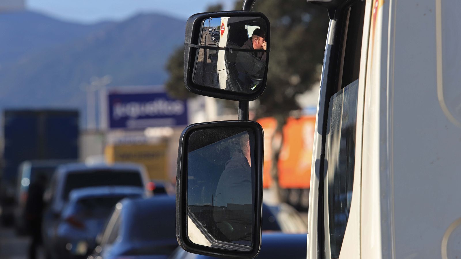 Fotos de los piquetes en el polígono de Palmones