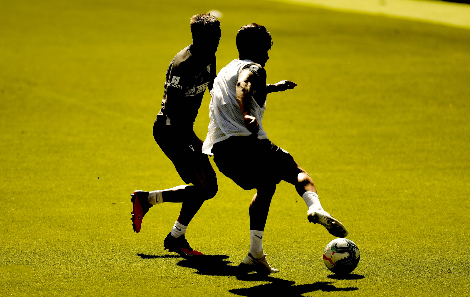 Las fotos del entrenamiento del Málaga