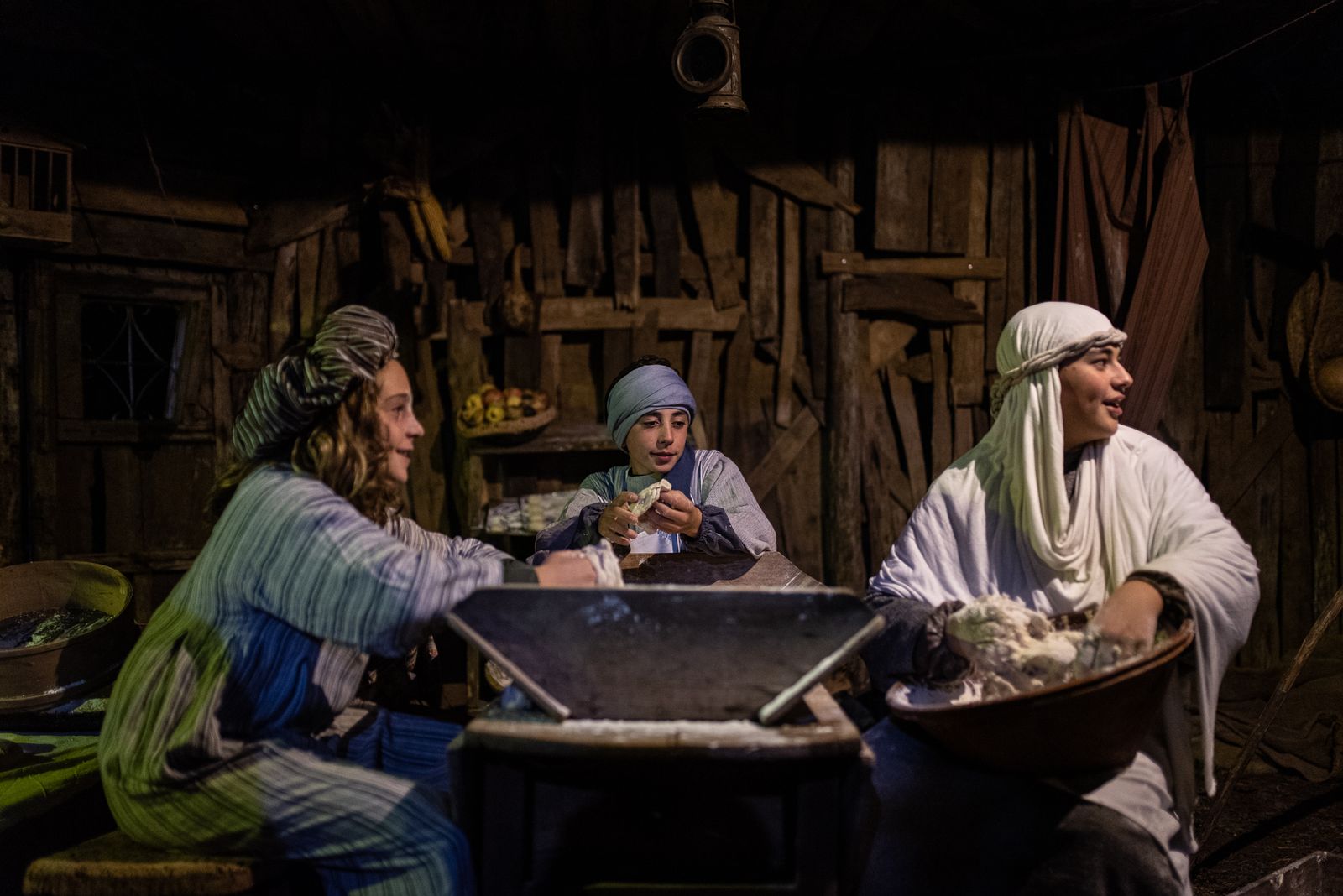 Imágenes: Una visita al Belén viviente de Puerto Moral