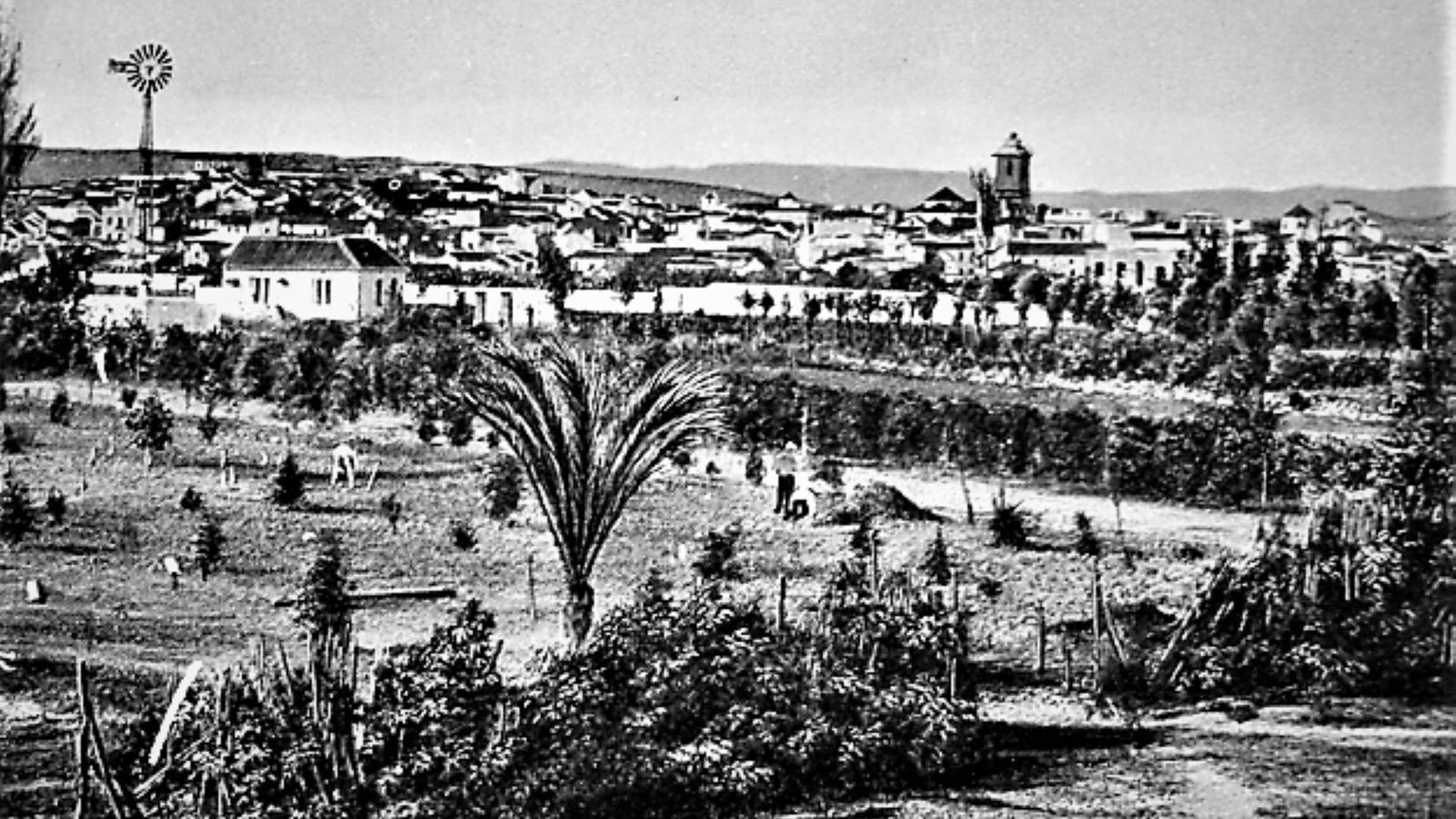 Al comienzo del siglo XX aún existían muchas de las huertas de la época del Trienio Liberal.