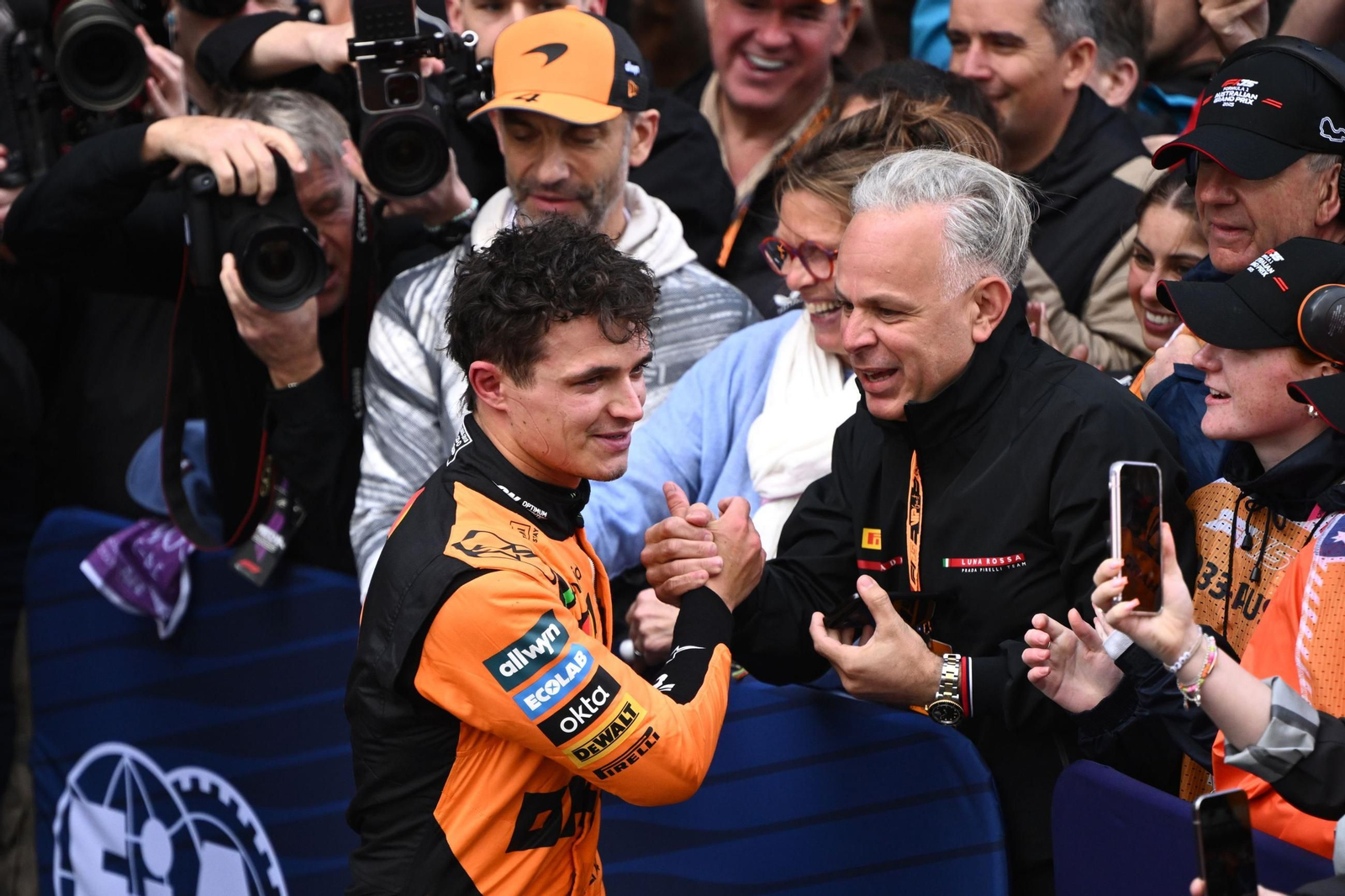 Los fotos del arranque de la Fórmula 1 en Melbourne