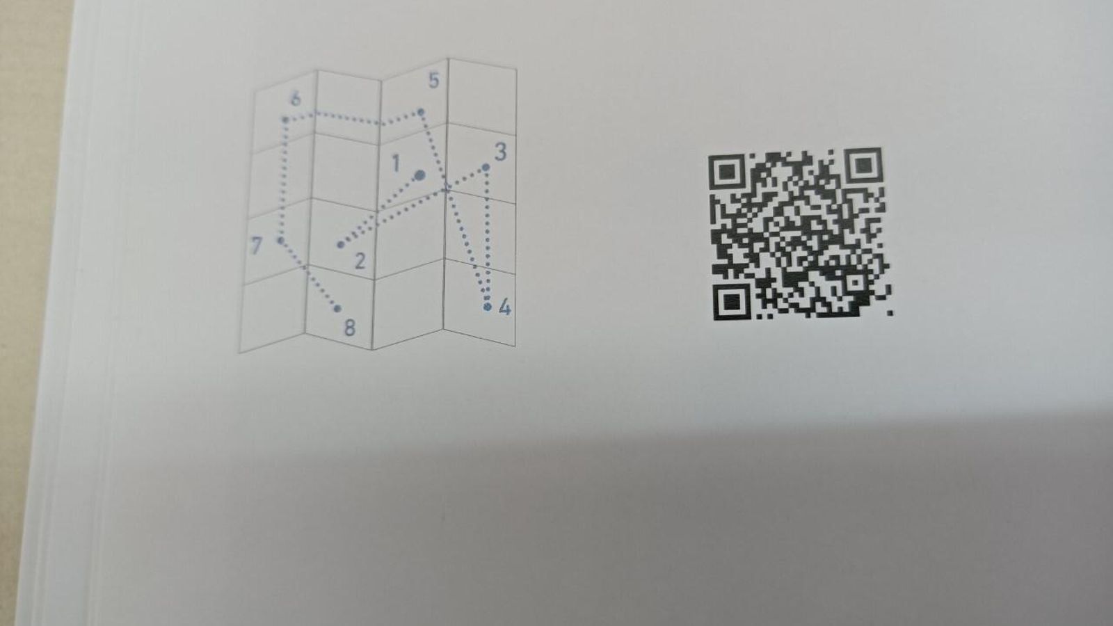 Código musical y QR para escuchar la música de uno de los mapas.