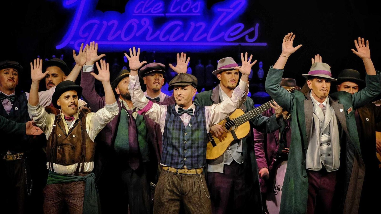 La comparsa 'El club de los ignorantes'.