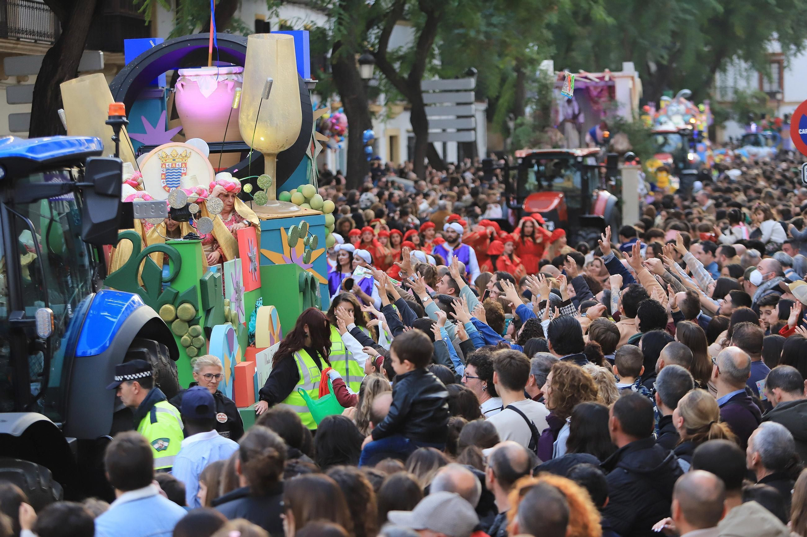 Imágenes de la Cabalgata de los Reyes Magos de Jerez 2025