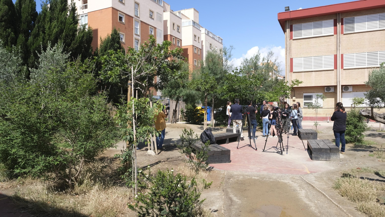 Proyecto Aulas Verdes Abiertas en el Colegio Mar Mediterráneo, de Almería