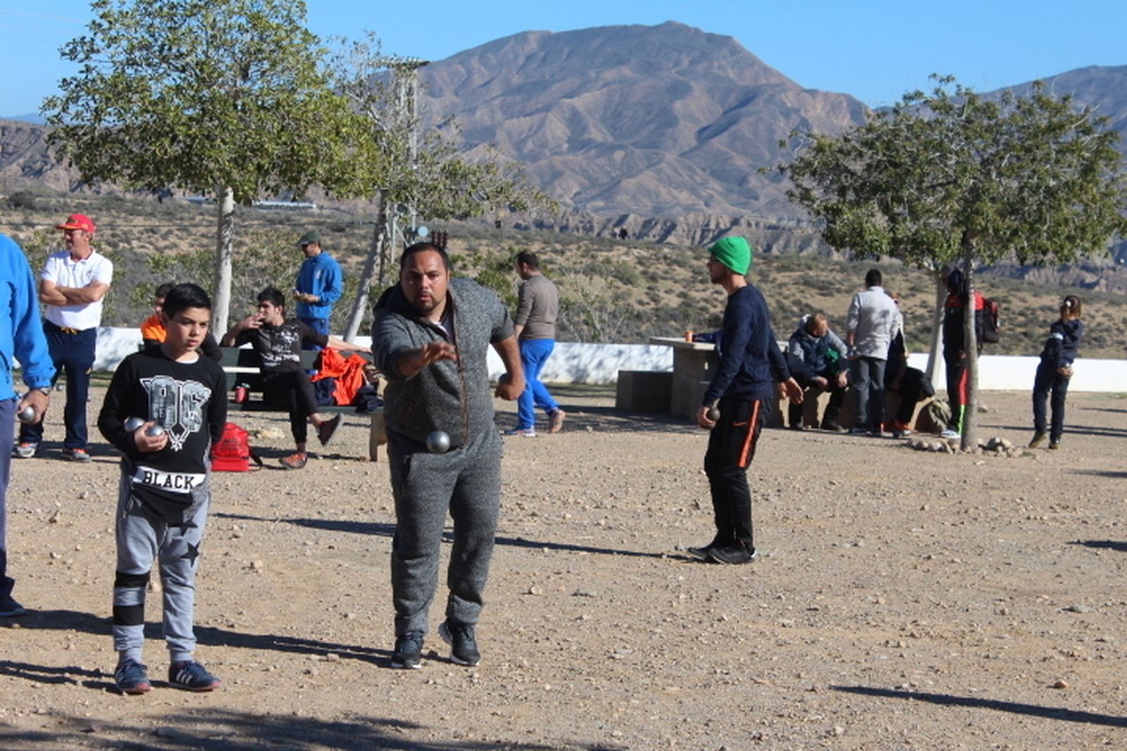 Uno de los participantes en plena acción.