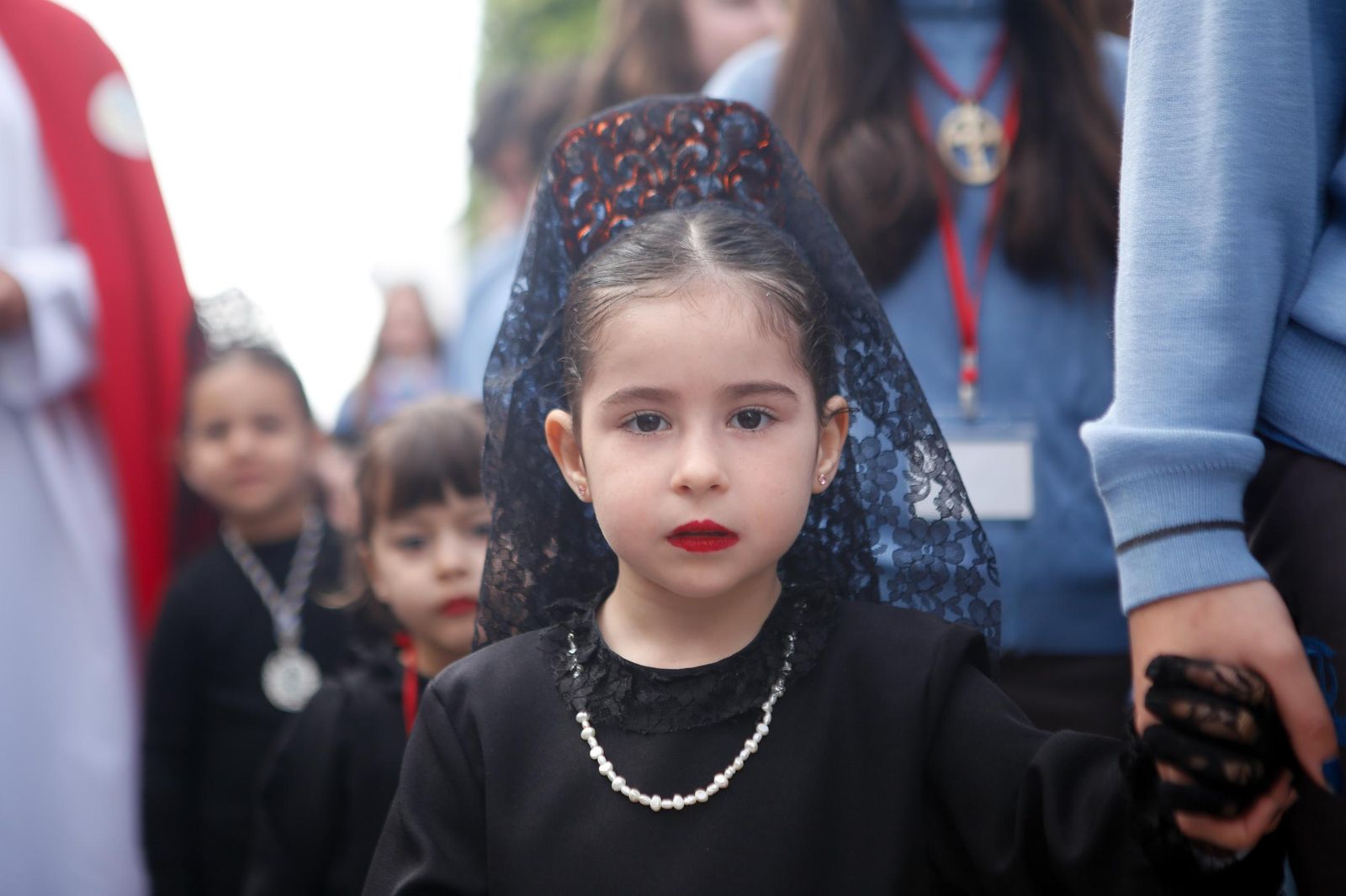 Fotos de la procesión infantil del colegio Nuestra Señora de los Milagros de Algeciras
