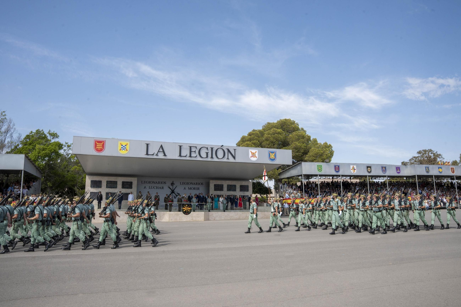 El CV (105) aniversario fundacional de la Legión