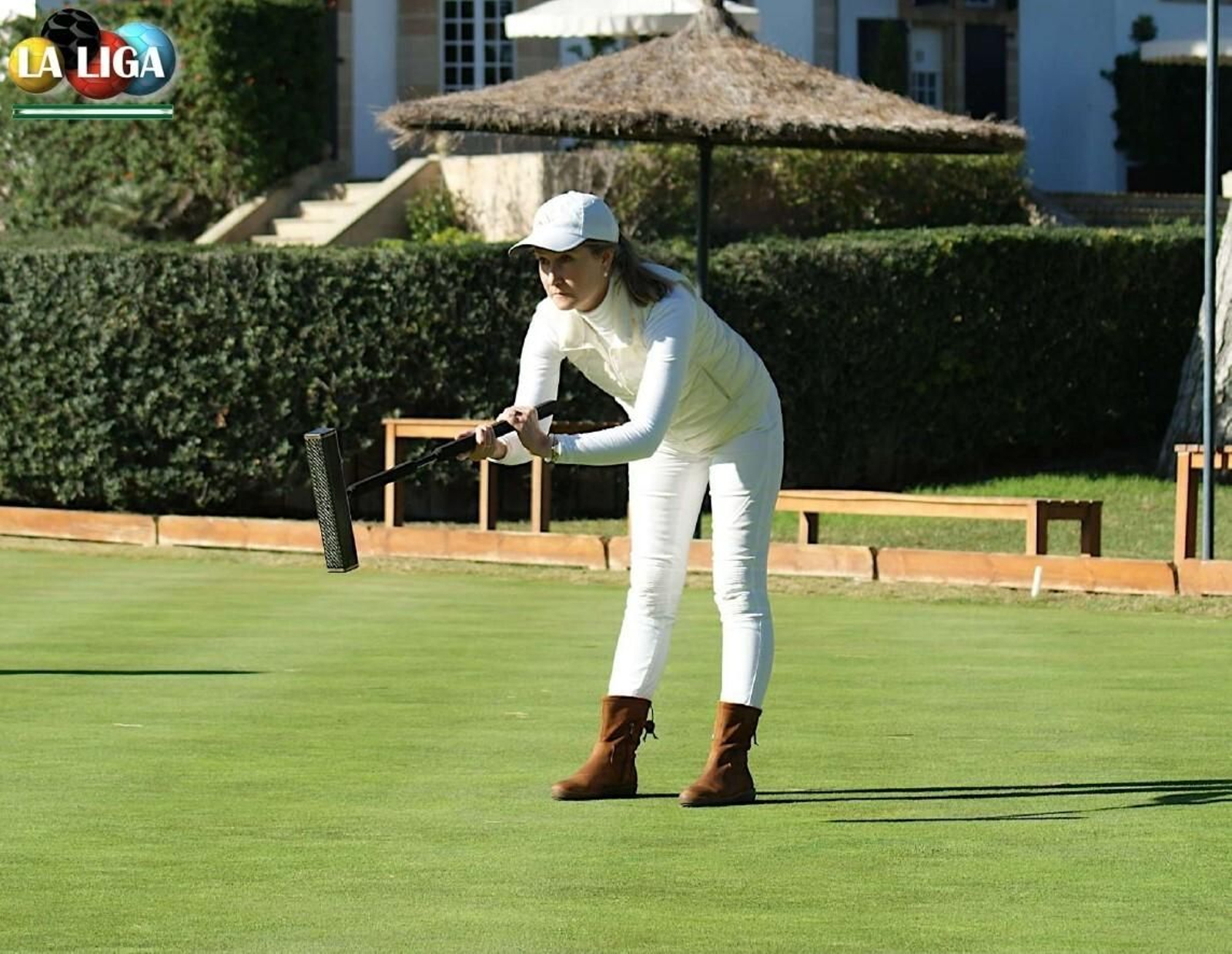Margarita Torres en acción.