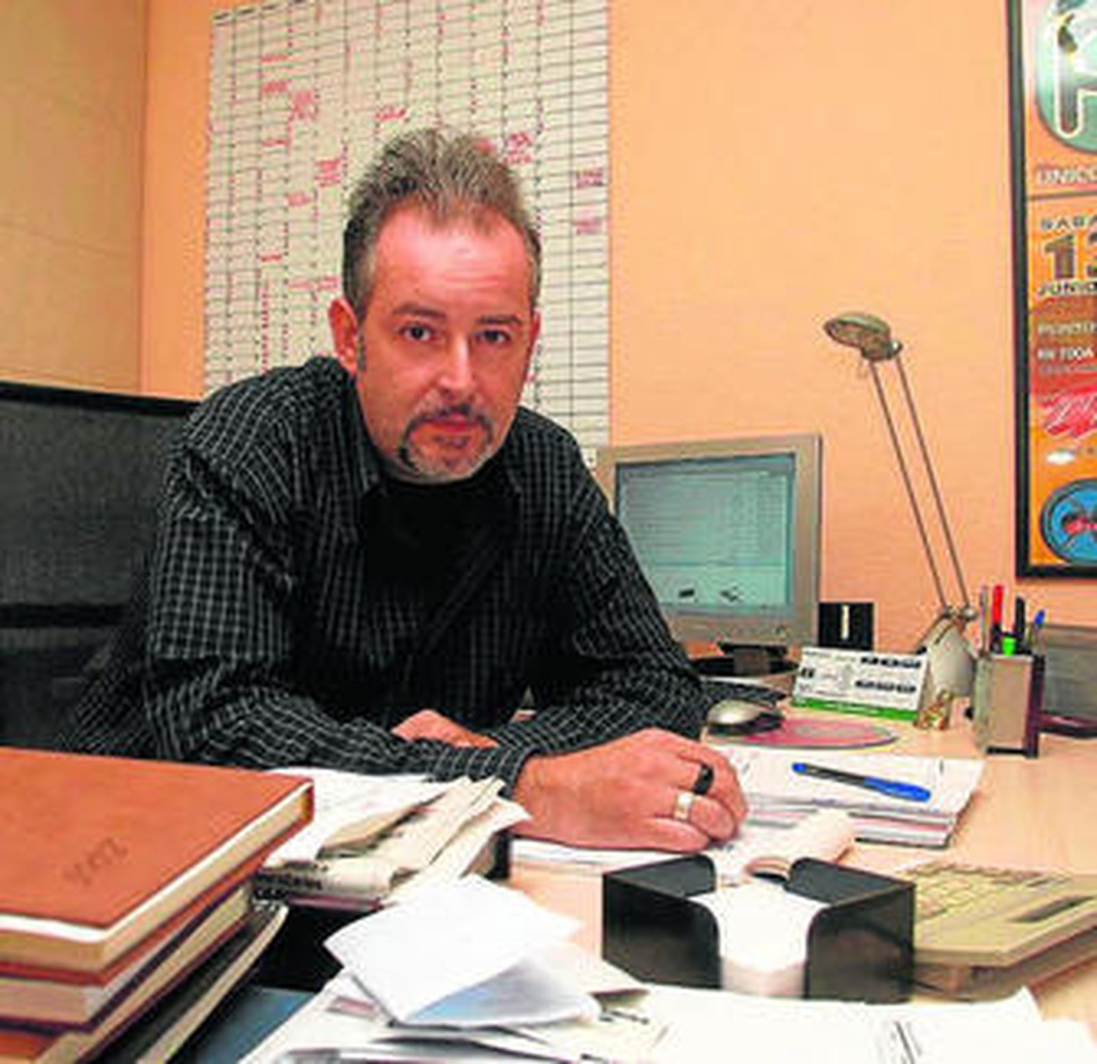 José Rodríguez, en su despacho de Musiserv.