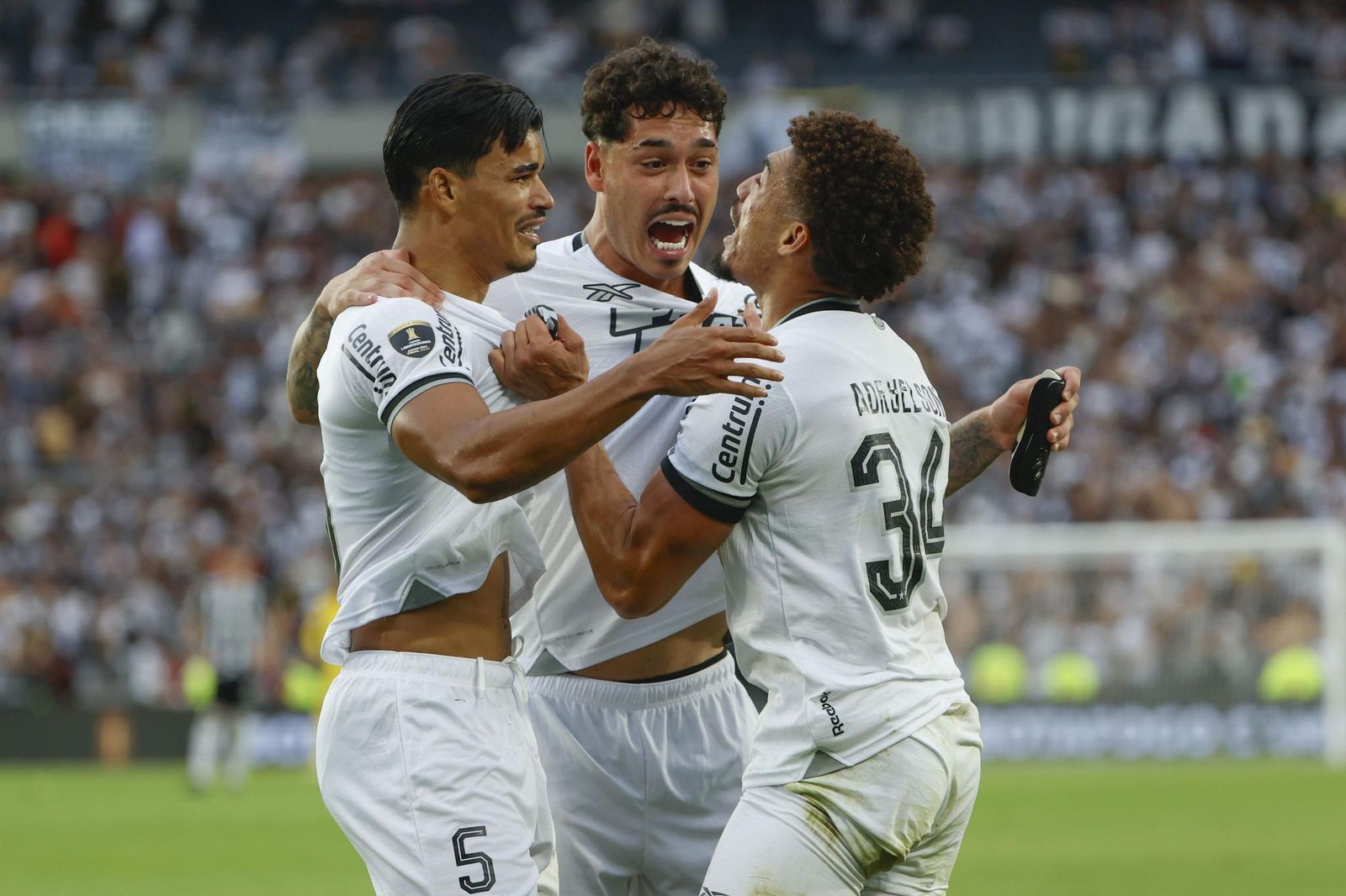 Las fotos de una final de la Libertadores histórica; Botafogo, campeón con 10, ante Atlético Mineiro
