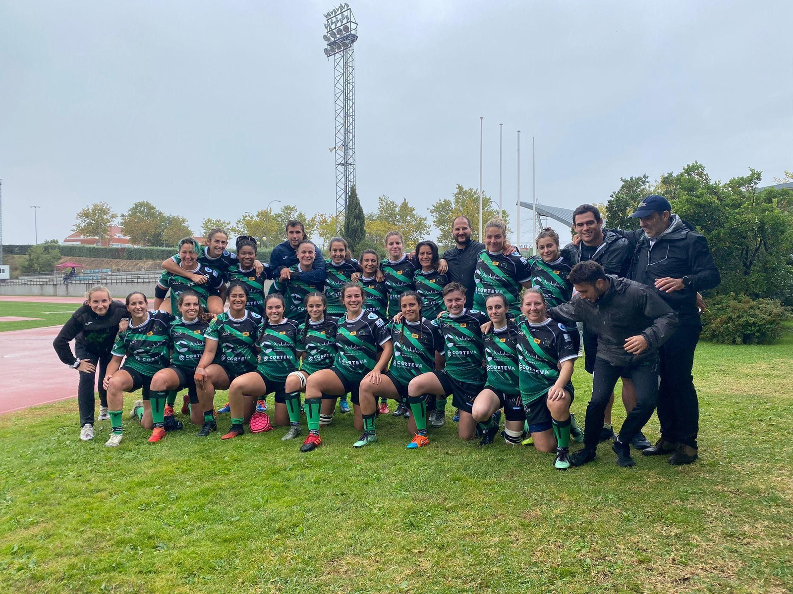 Una imagen de las Corteva Cocos en el primer partido liguero contra el Majadahonda.