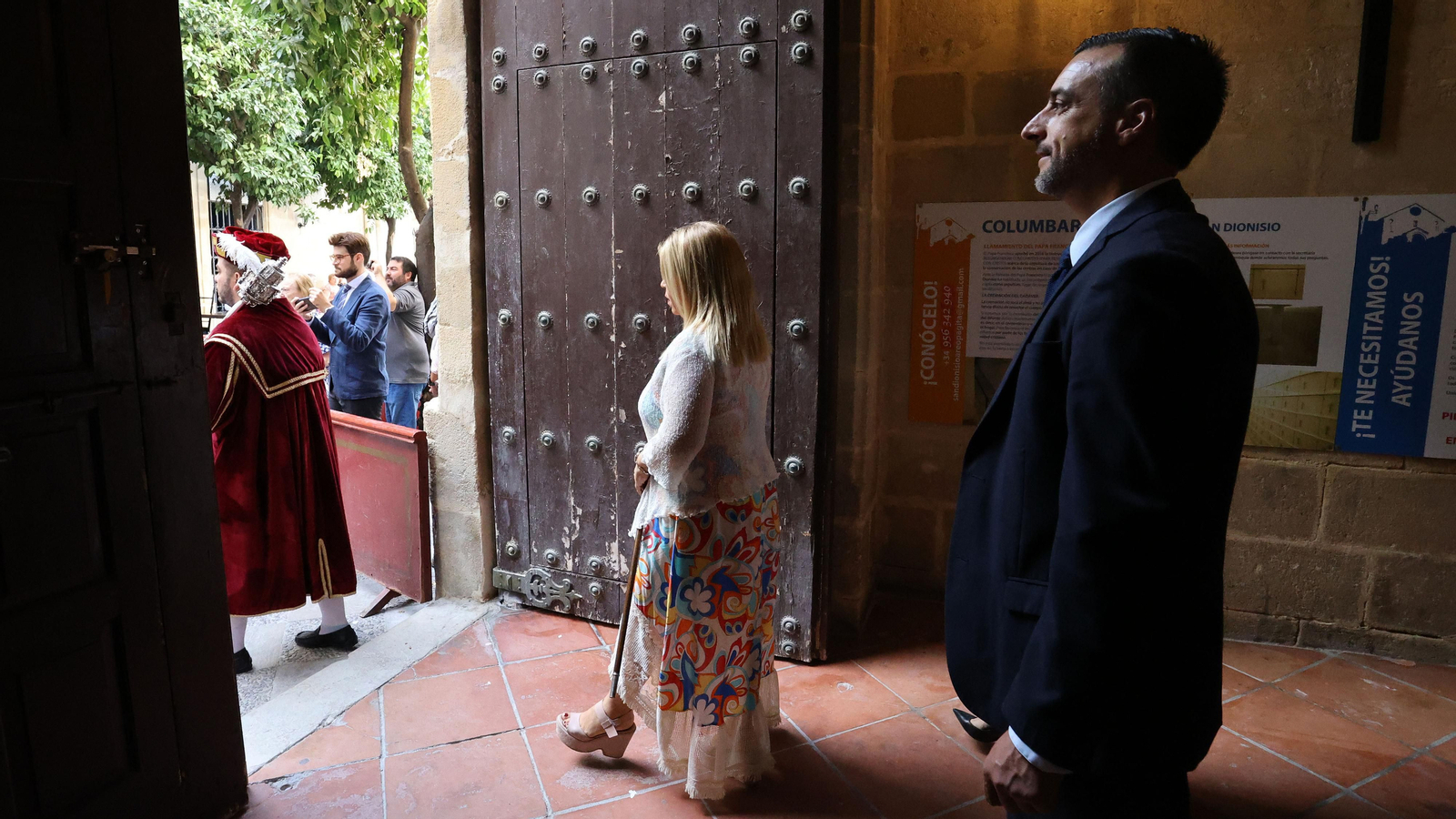 Traslado del Pendón en el día del patrón San Dionisio en Jerez