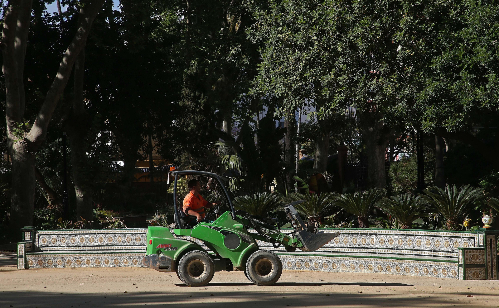 El parque María Cristina de Algeciras, listo para su reapertura