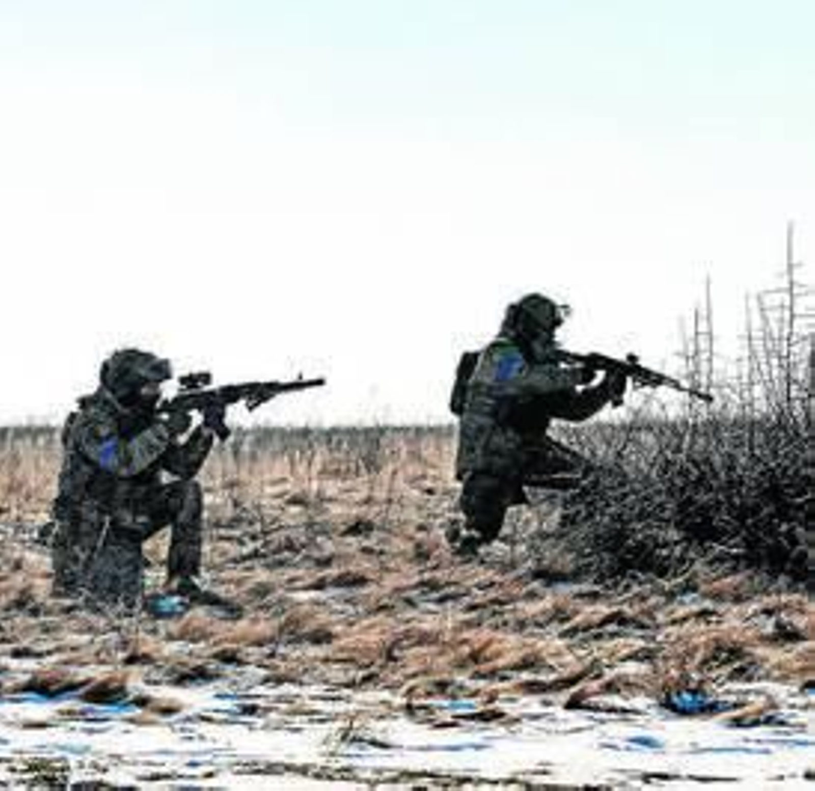 Militares ucranianos en la región de Zaporiyia. Militares ucranianos en la región de Zaporiyia.