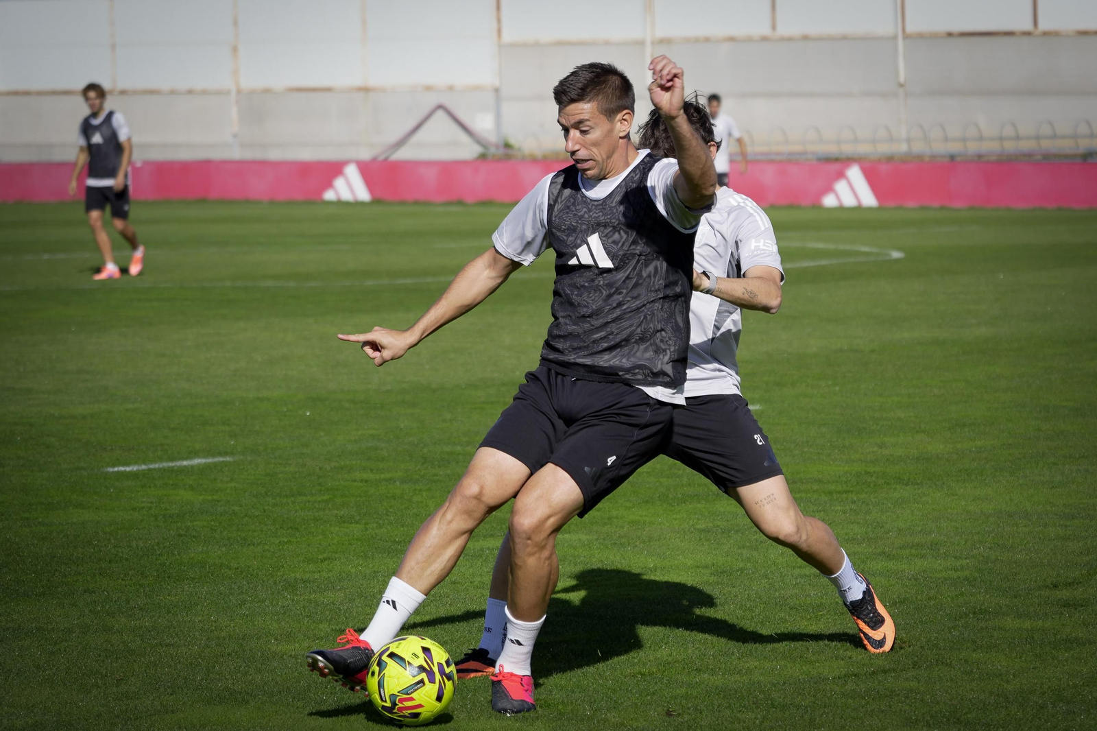 Las imágenes del entrenamiento del Granada CF