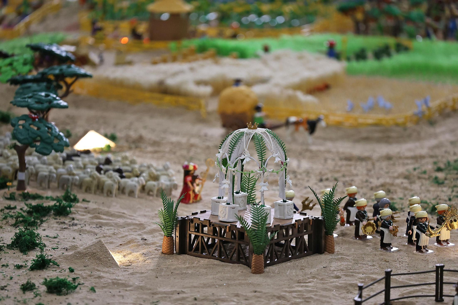 Imágenes del Belén de Playmobil más grande del mundo dedicado al Rocío