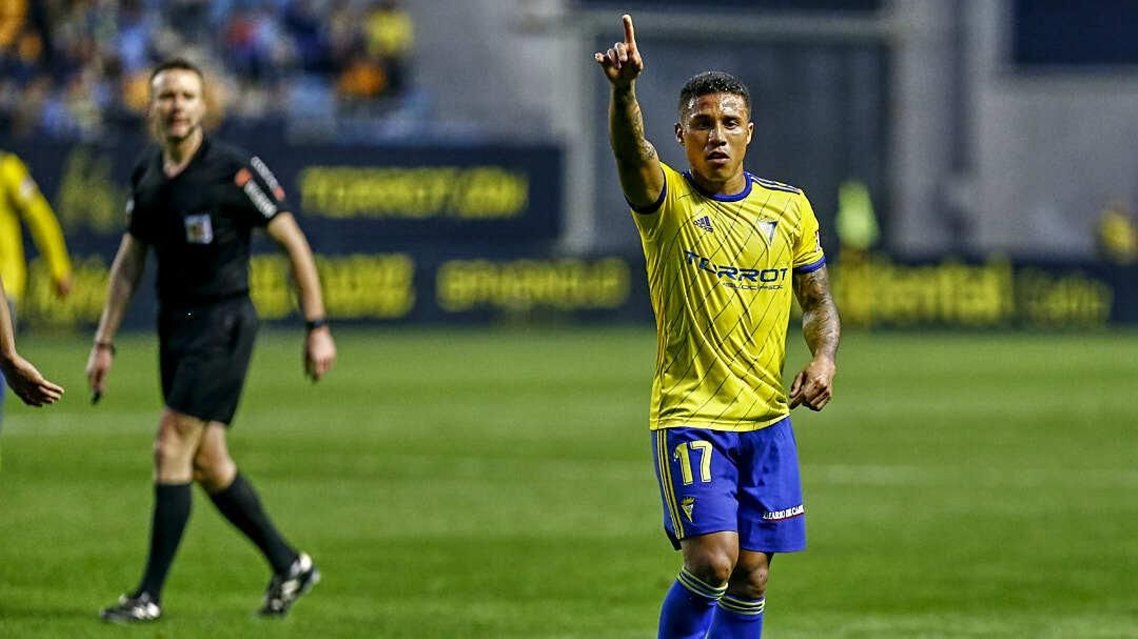 Imágenes del partido de fútbol Cádiz CF - CD Lugo