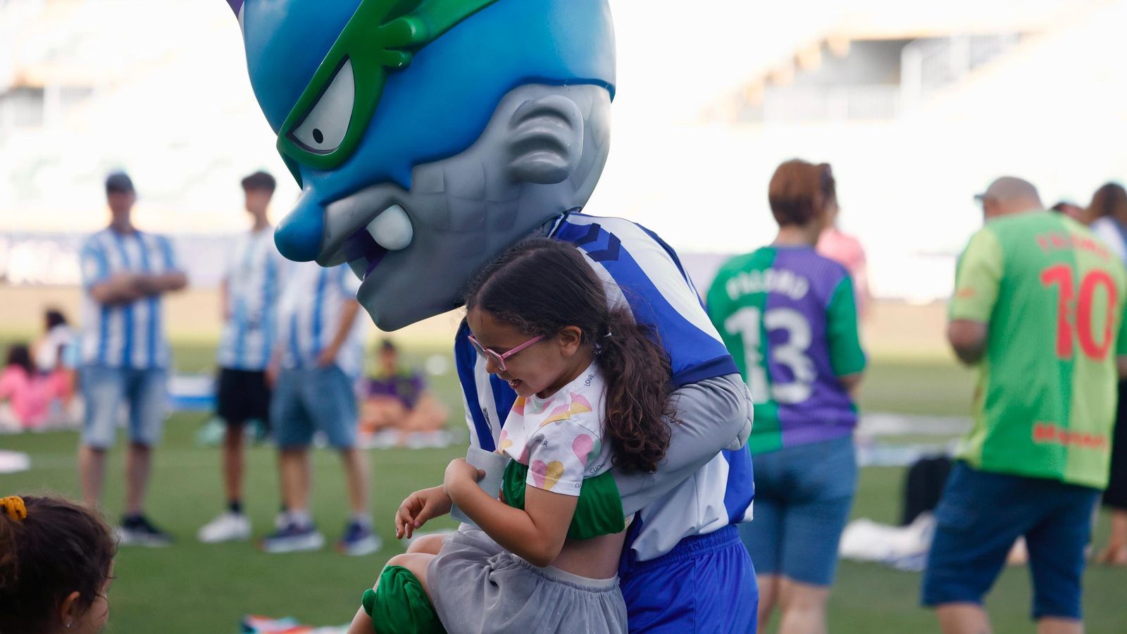 Las fotos del picnic en La Rosaleda para aficionados del Málaga