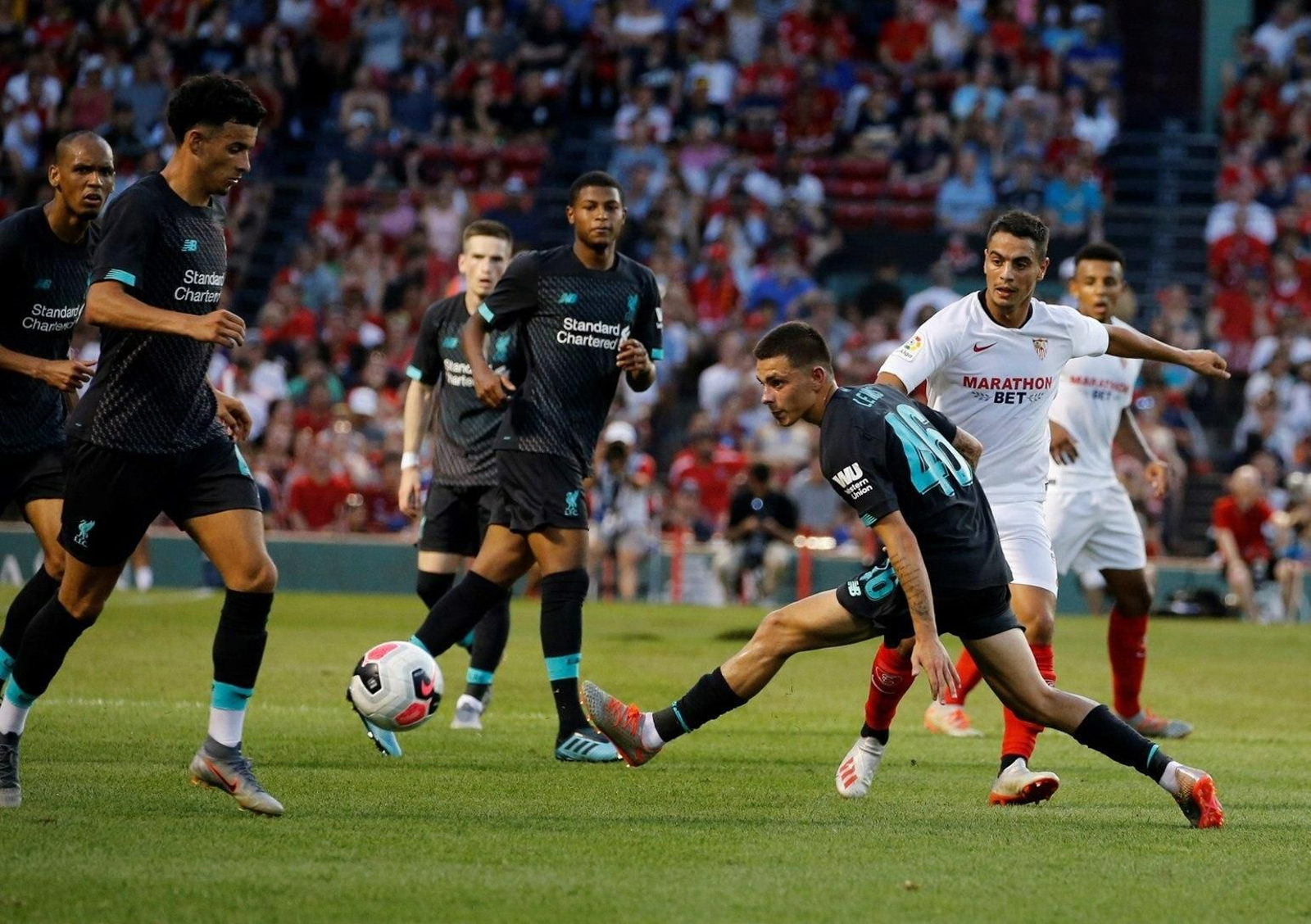 Las imágenes del amistoso Liverpool-Sevilla FC