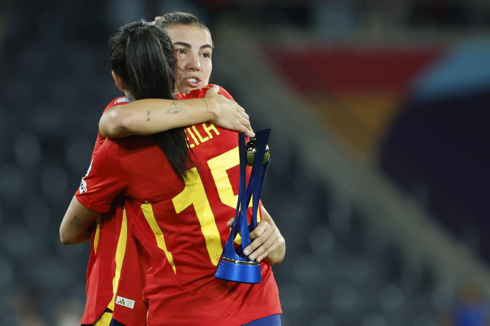 Las fotos del Italia - España de la Eurocopa femenina