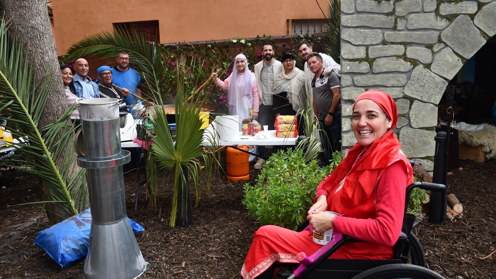 Puente Mayorga da comienzo a la Navidad con un animado Belén Viviente