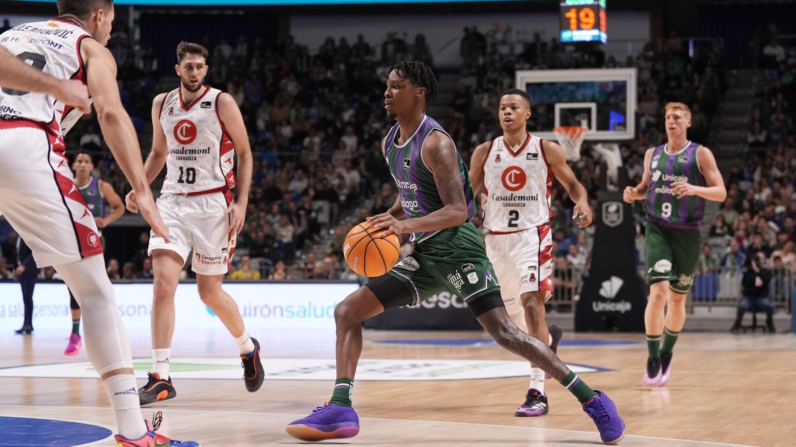 El Unicaja-Casademont Zaragoza, en fotos