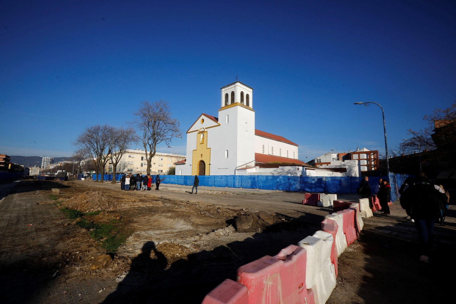 Las obras de la carretera de Trassierra de Córdoba avanzan a buen ritmo Las obras de la carretera de Trassierra de Córdoba avanzan a buen ritmo