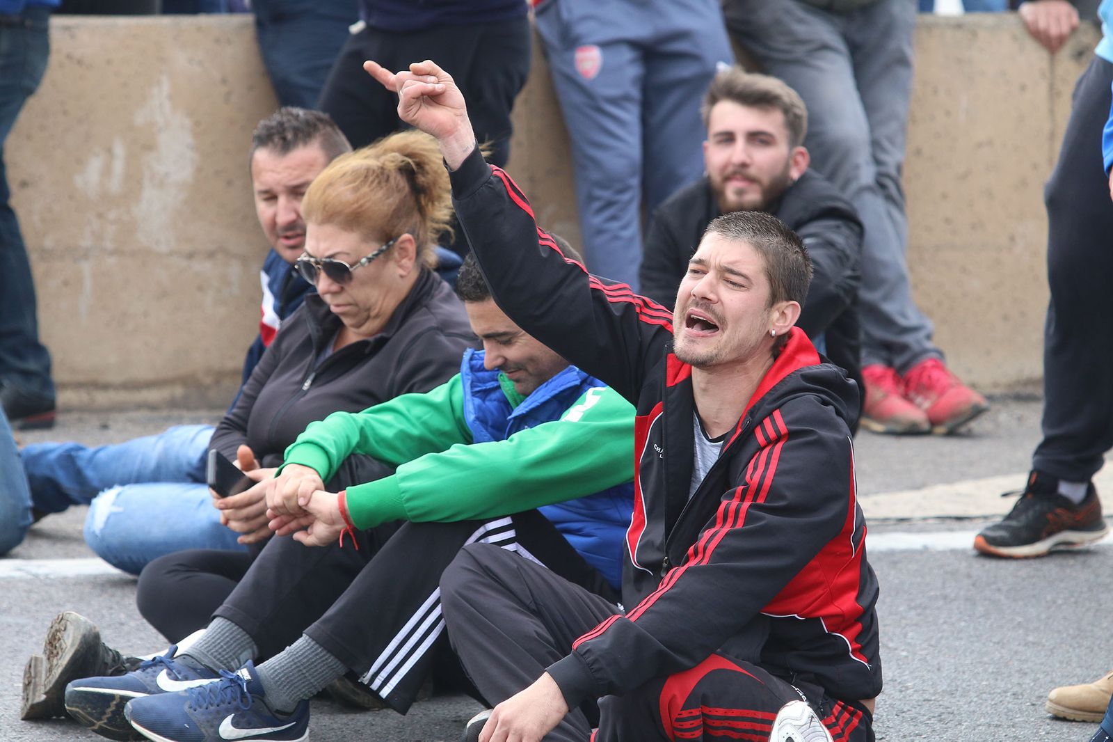 Las imágenes de la manifestación de agricultores