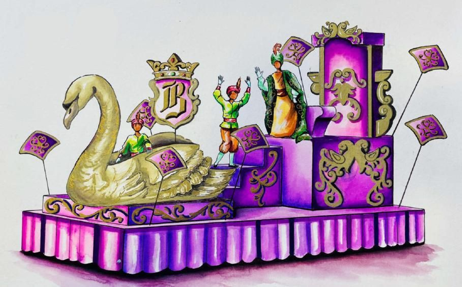 Así son las carrozas de la cabalgata de Reyes Magos de San Fernando