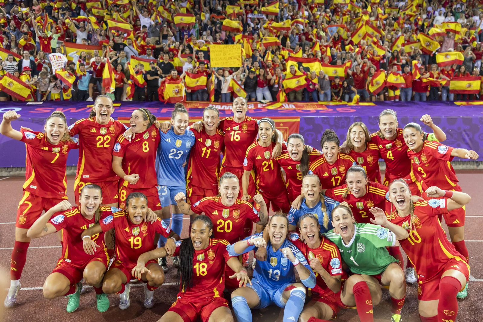 Las mejores imágenes del pase a la final de España ante Alemania en la Eurocopa femenina