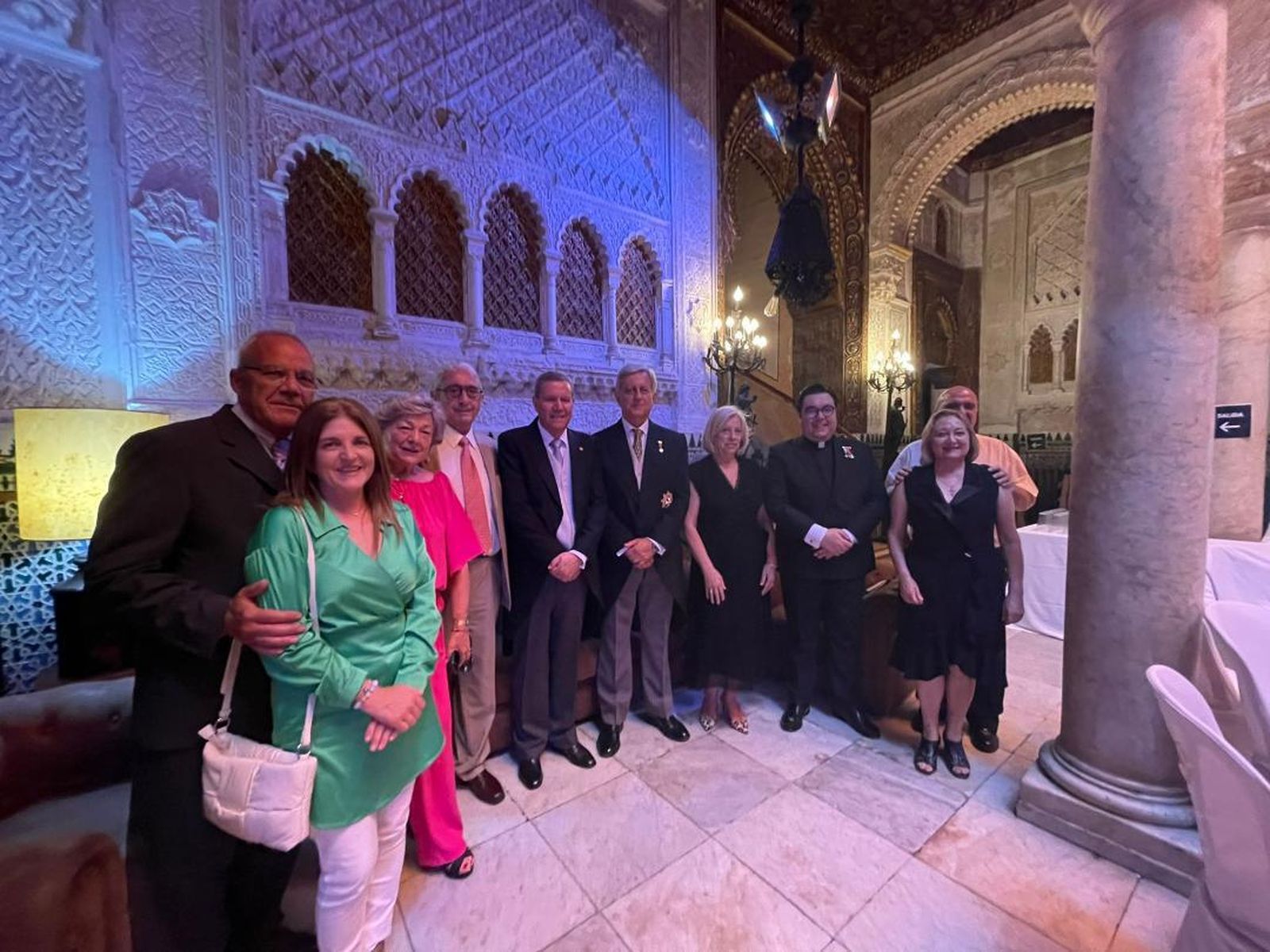 Eduardo Rafael de María, Marta Baranda, Sebastián Martínez, Antonio de María, José María Gómez, Iluminada Romero, Rubén Vargas, Miguel Matarit y Manoli González.