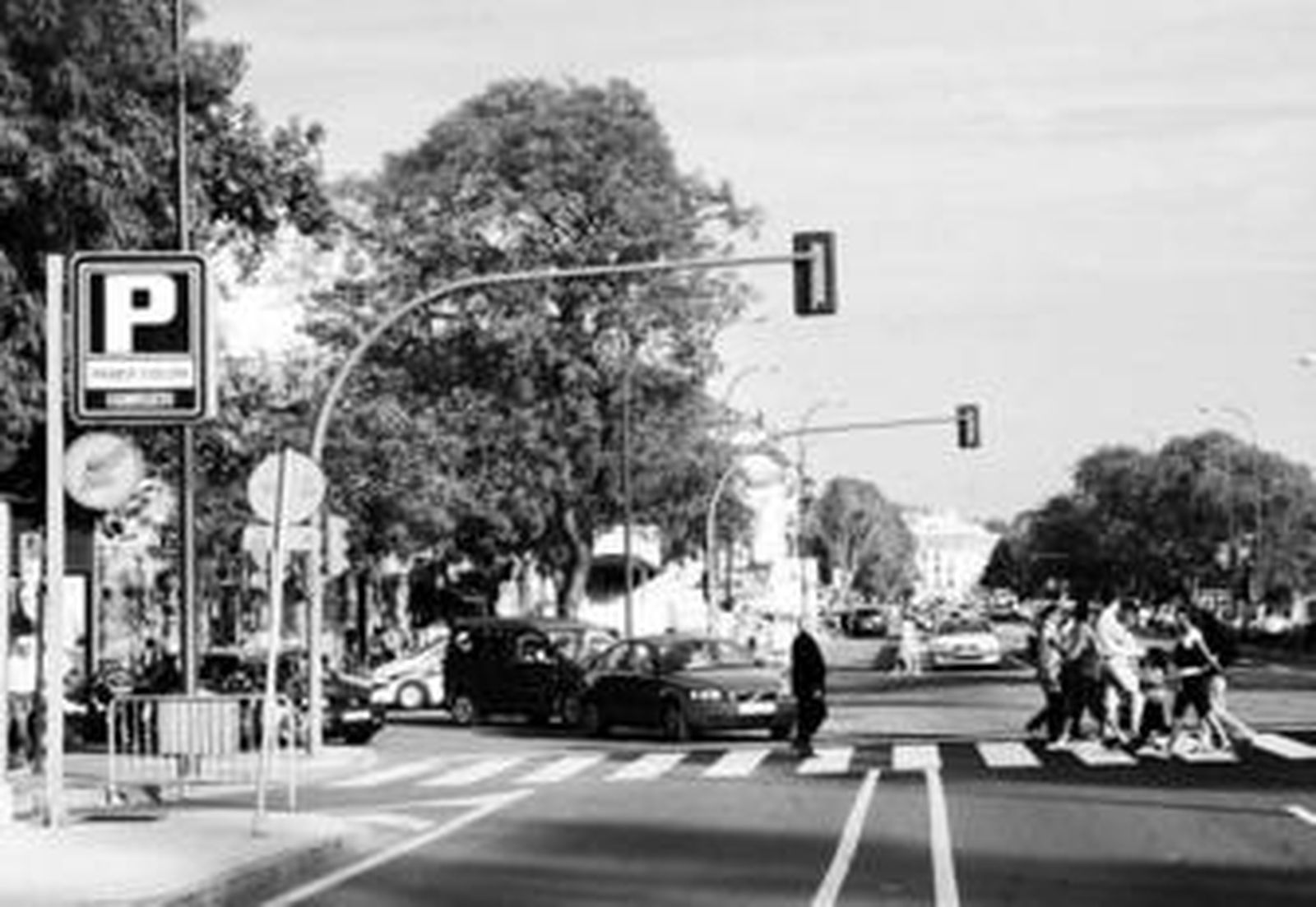 El lugar del accidente, ayer por la tarde.