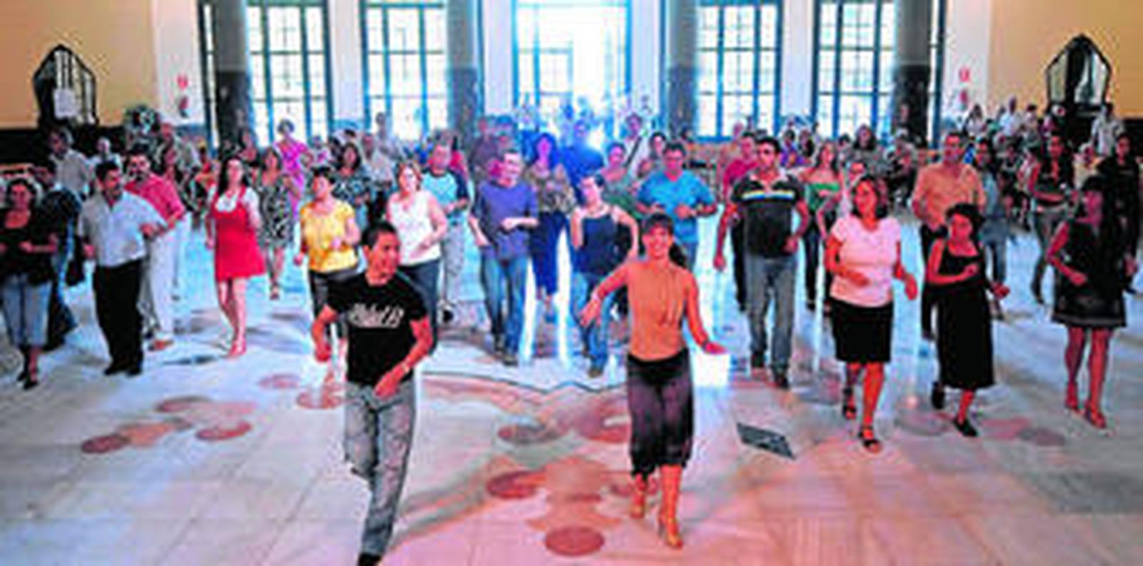 Uno de los talleres de salsa celebrado en la pasada edición del Festival.
