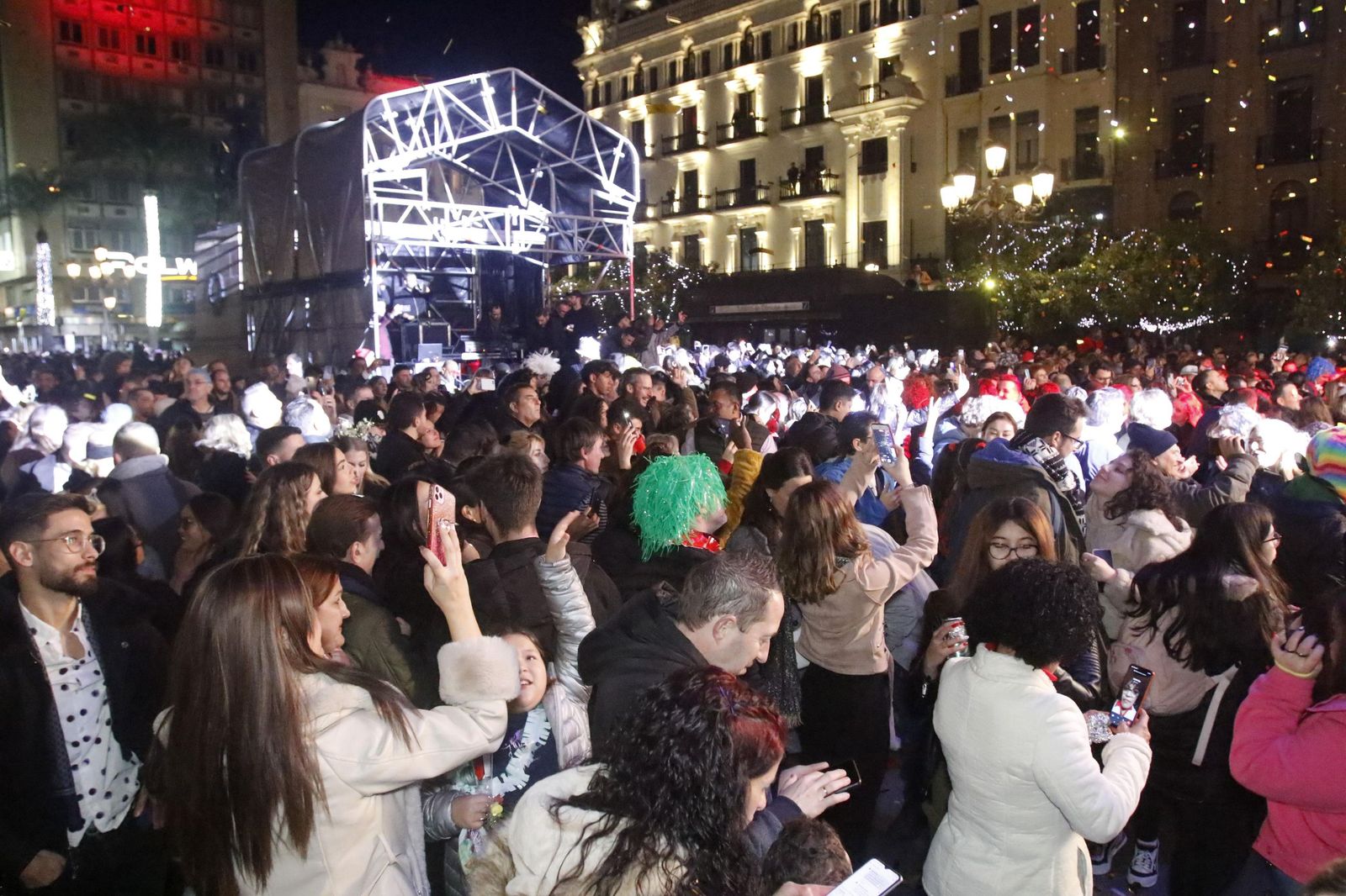 Fiesta de Nochevieja en las Tendillas