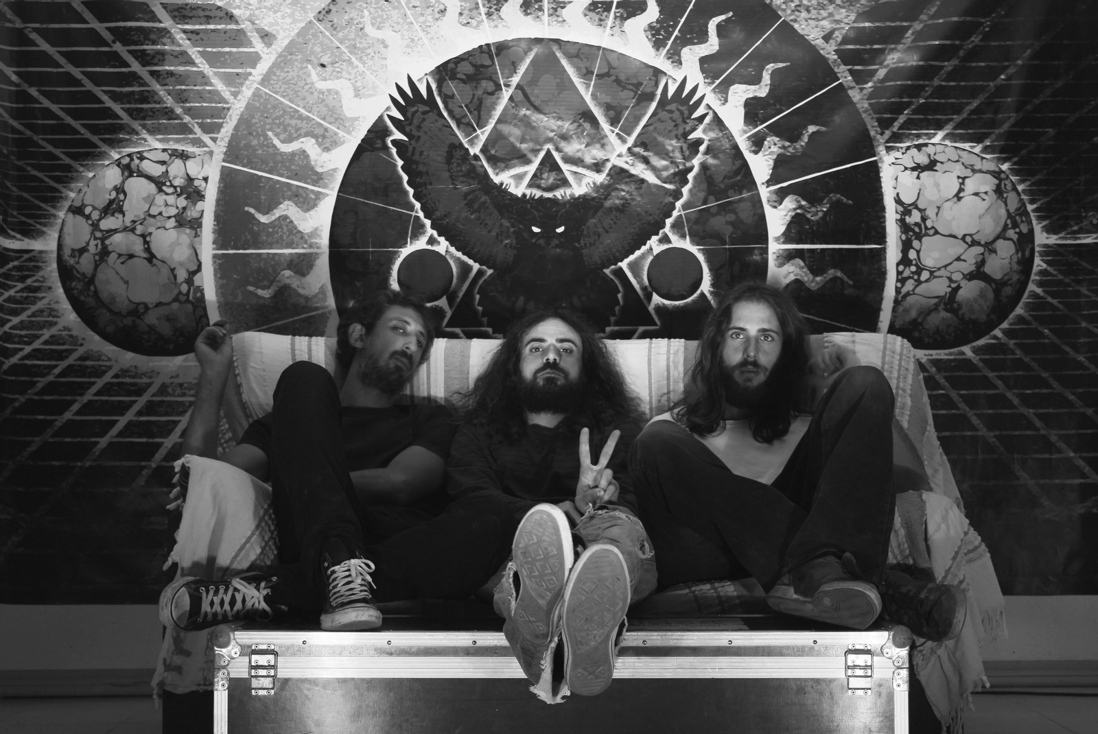 Formación actual de The Dry Mouths que ahora vuelve a lanzar otro trabajo discográfico.